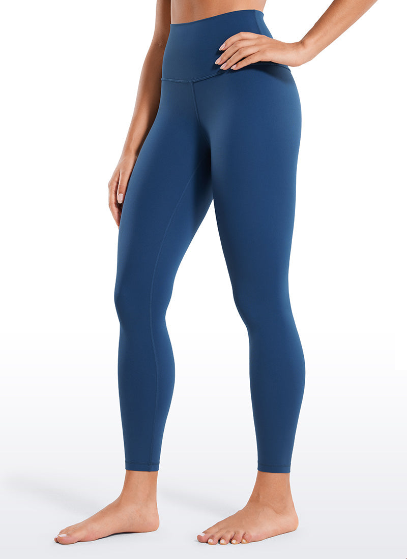 Yoga Leggings in Butterluxe Fabric - Seamless Waist, 25 Inch French Navy - view 1