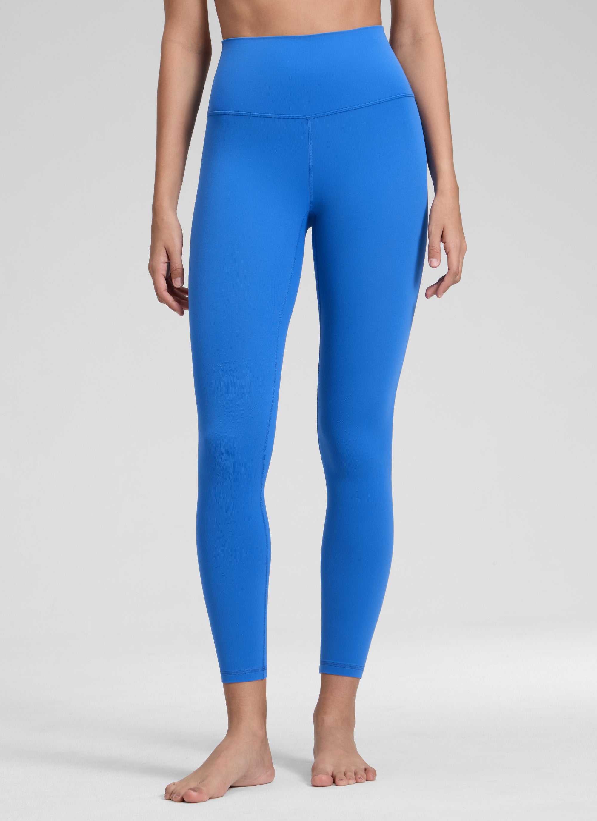 Yoga Leggings in Butterluxe Fabric - Seamless Waist, 25 Inch Sparkle Blue - view 1