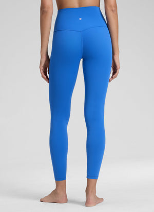 Yoga Leggings in Butterluxe Fabric - Seamless Waist, 25 Inch Sparkle Blue - view 2