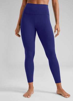Yoga Leggings in Butterluxe Fabric - Seamless Waist, 25 Inch Larkspur Blue - view 1