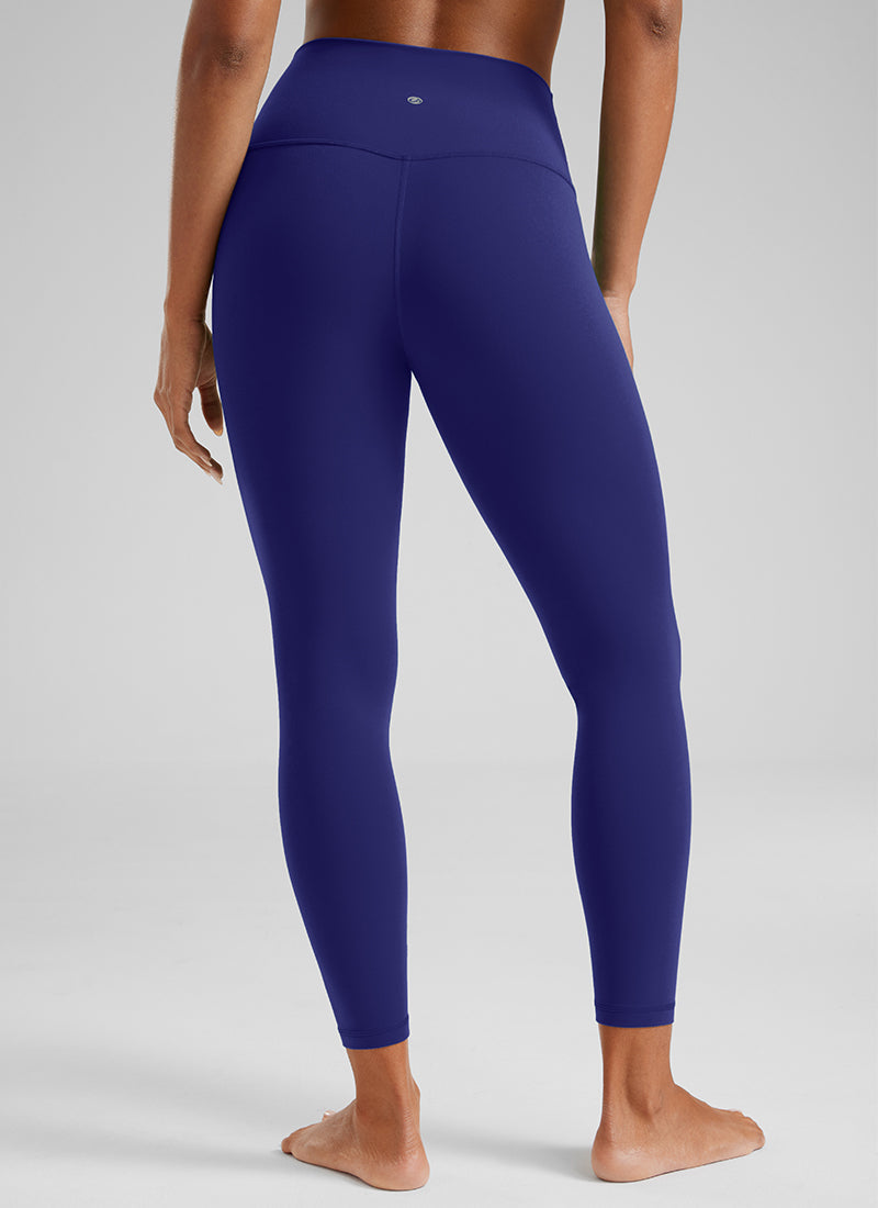 Yoga Leggings in Butterluxe Fabric - Seamless Waist, 25 Inch Larkspur Blue - view 2