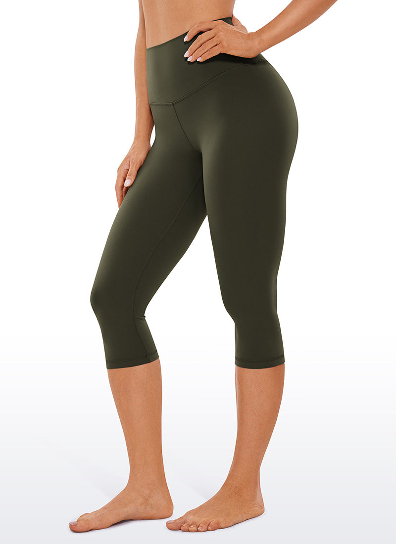 Yoga Leggings in Butterluxe Fabric - 17 Inch, High Waist Olive Green - view 1