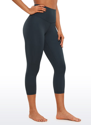 Yoga Leggings in Butterluxe Fabric - 21 Inch, High Waist True Navy - view 1