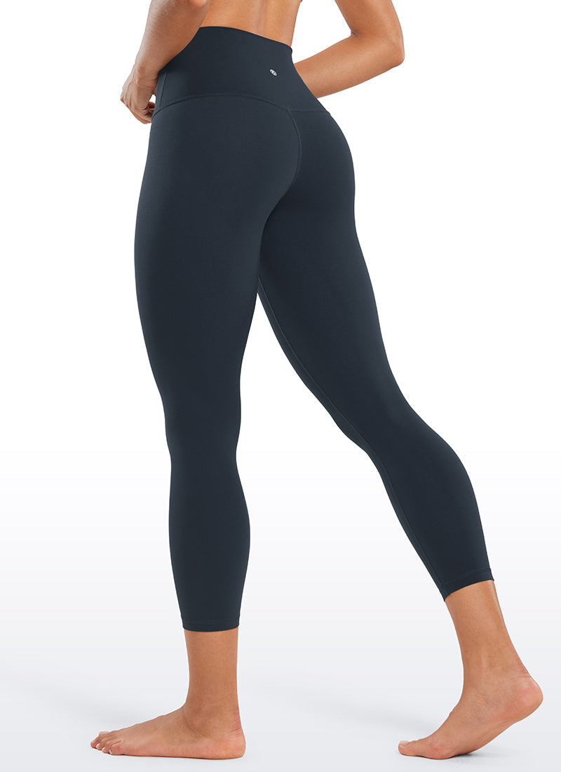 Yoga Leggings in Butterluxe Fabric - 23 Inch, High Waist True Navy - view 2