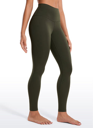 Yoga Leggings in Butterluxe Fabric - 28 Inch, Tall Fit Olive Green - view 1