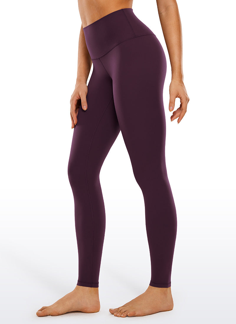 Yoga Leggings in Butterluxe Fabric - 30 Inch, Extra Long Deep Purple - view 1