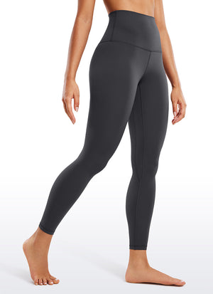 Super High Waist Yoga Leggings - Butterluxe Fabric, 25 Inch Mysterious Grey - view 1