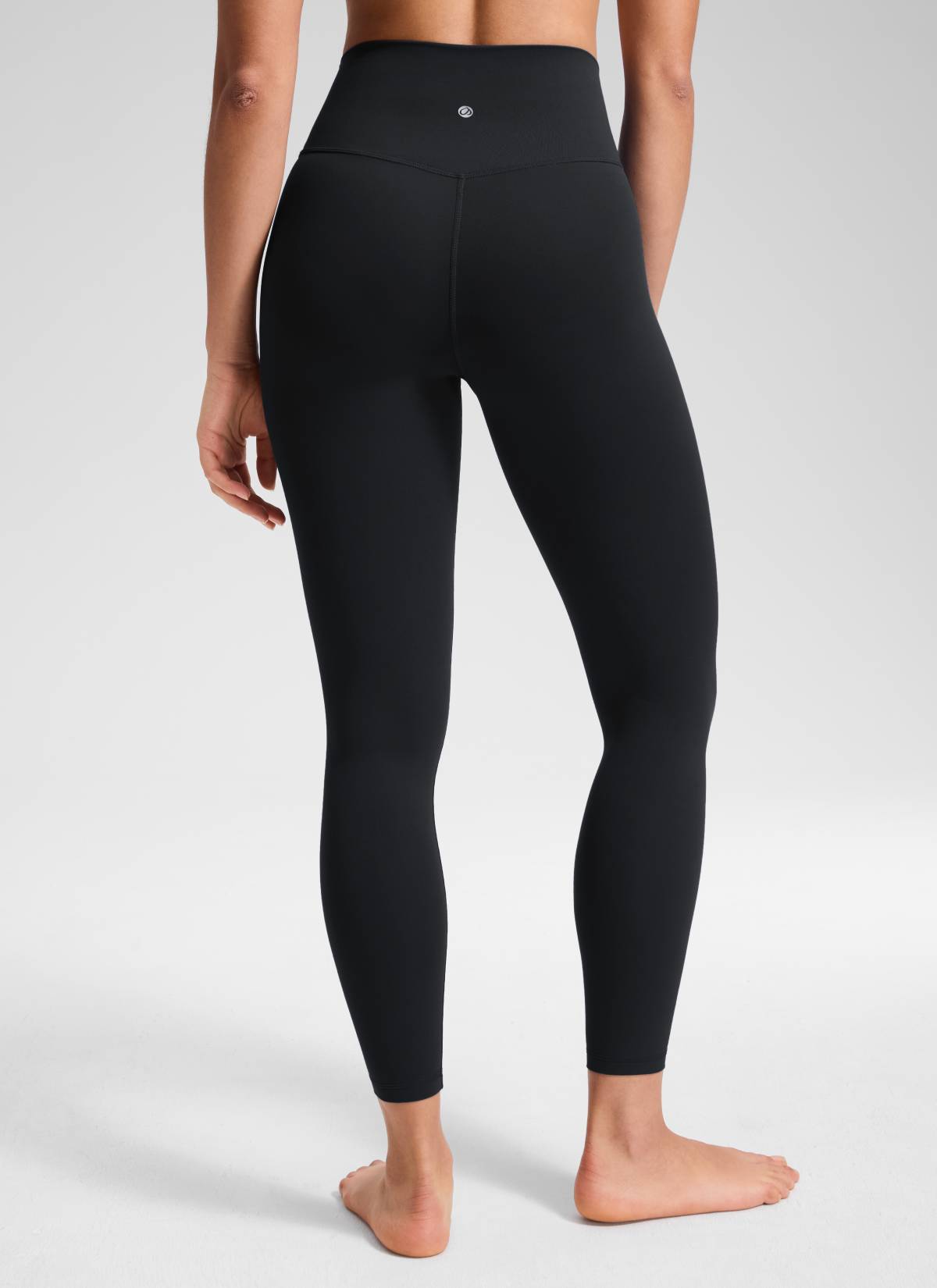 Yoga Leggings with V Cross Waist - Butterluxe, 25 Inch Black - view 2