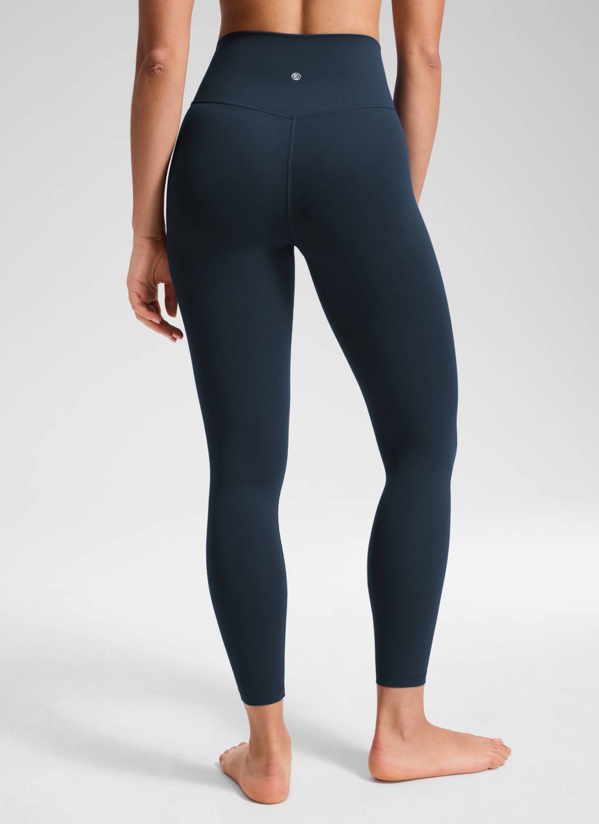 Yoga Leggings with V Cross Waist - Butterluxe, 25 Inch True Navy - view 2