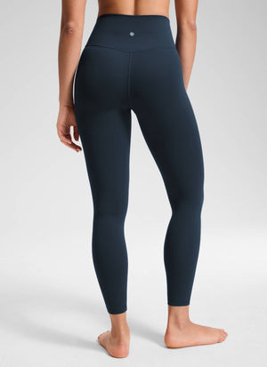 Yoga Leggings with V Cross Waist - Butterluxe, 25 Inch True Navy - view 2