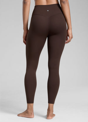 High Rise Workout Leggings - Butterlift Fabric, 25 Inch Hot Fudge Brown - view 2