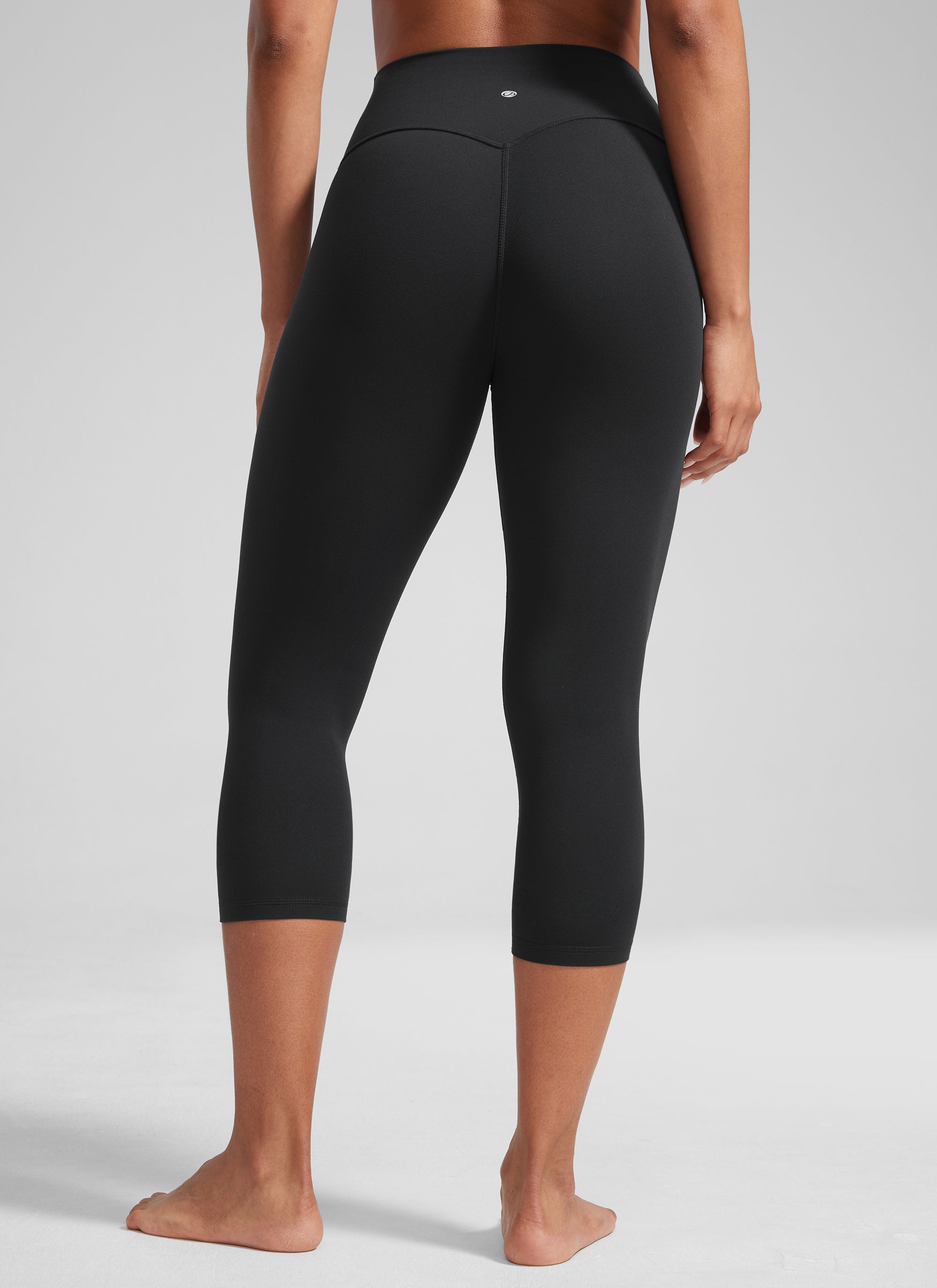 High Rise Workout Leggings - Butterlift Fabric, 21 Inch Black - view 3