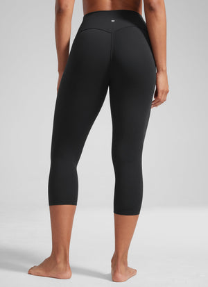 High Rise Workout Leggings - Butterlift Fabric, 21 Inch Black - view 3