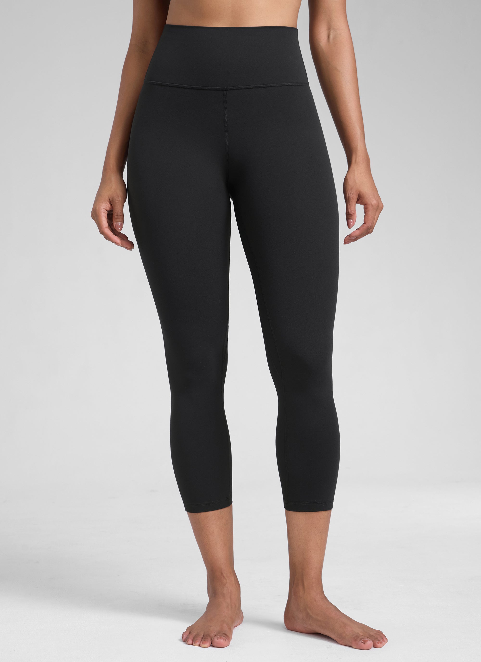 High Rise Workout Leggings - Butterlift Fabric, 23 Inch Black - view 1