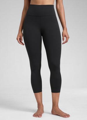 High Rise Workout Leggings - Butterlift Fabric, 23 Inch Black - view 1