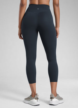 High Rise Workout Leggings - Butterlift Fabric, 23 Inch True Navy - view 2
