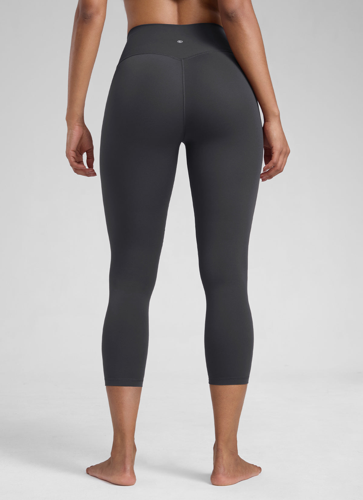 High Rise Workout Leggings - Butterlift Fabric, 23 Inch Mysterious Grey - view 2