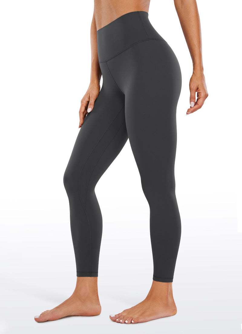 Yoga Leggings with Double Seam - Butterluxe, High Waist, 25 Inch Mysterious Grey - view 1