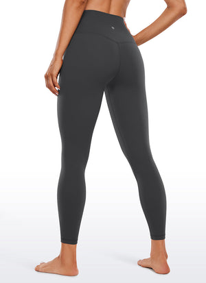 Yoga Leggings with Double Seam - Butterluxe, High Waist, 25 Inch Mysterious Grey - view 2