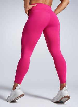 Lightweight Workout Leggings - Butterbreeze Fabric, High Waist, 25 Inch Granita Pink - view 2