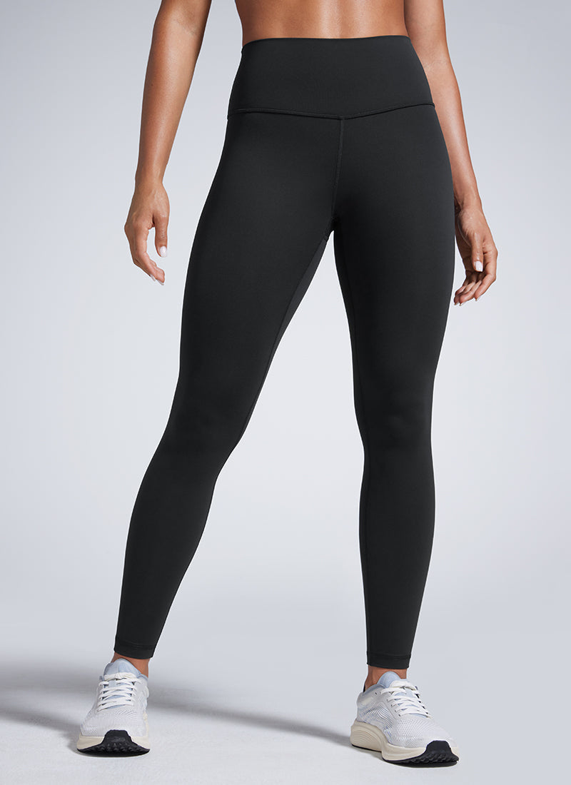 Lightweight Workout Leggings - Butterbreeze Fabric, 28 Inch Tall Black - view 1