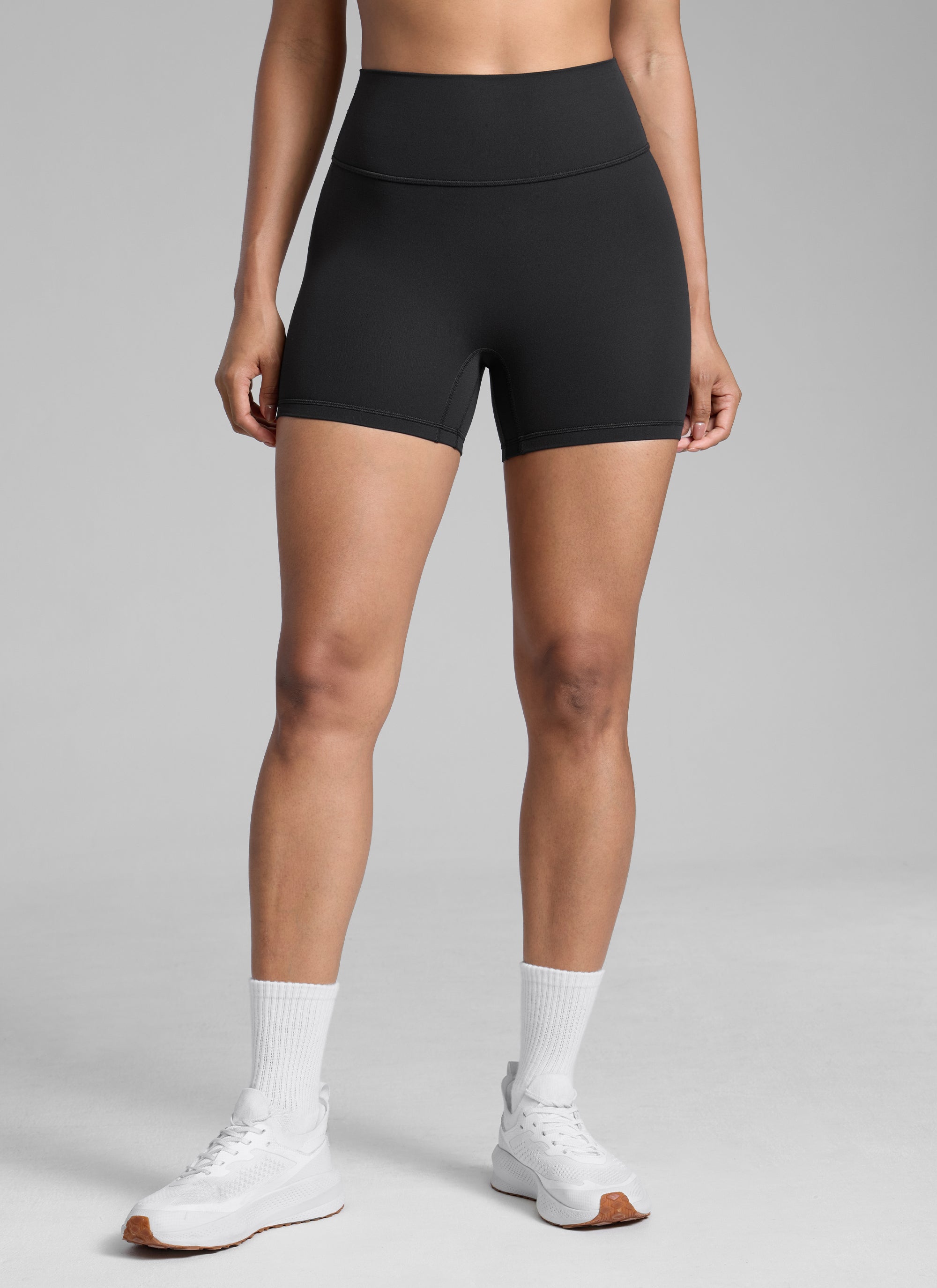 Sculpt Shorts No Front Seam - High Waist, 4 Inch Black - view 1