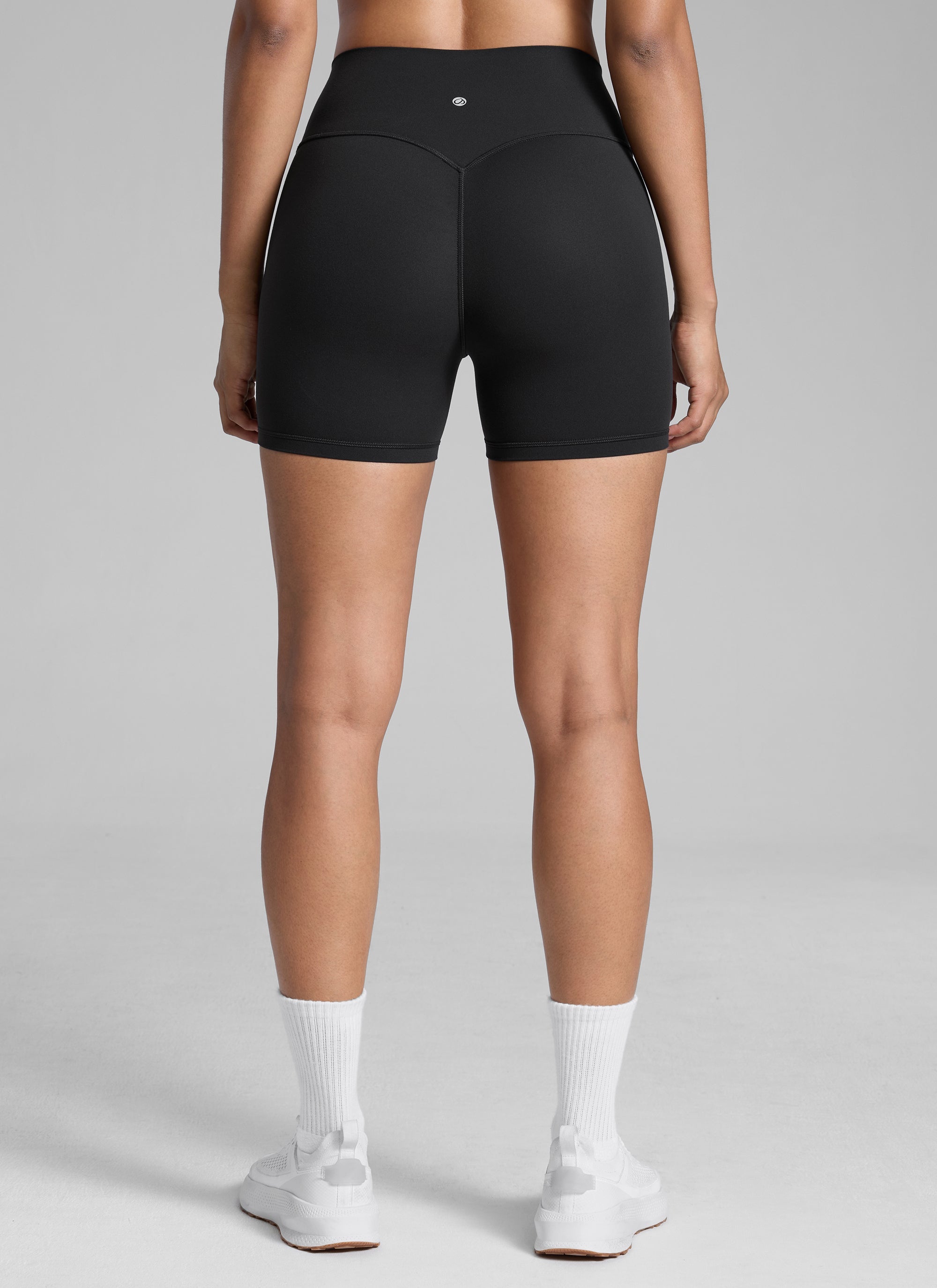 Sculpt Shorts No Front Seam - High Waist, 4 Inch Black - view 2