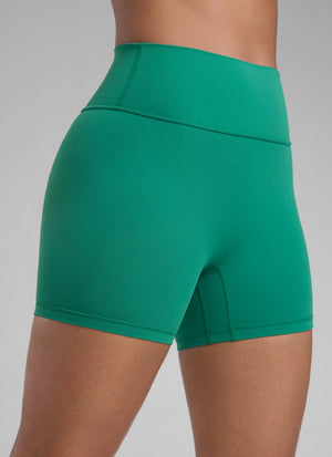 Sculpt Shorts No Front Seam - High Waist, 4 Inch Cascadia Green - view 4