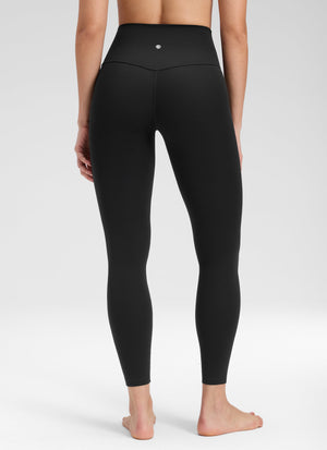 Yoga Leggings No Front Seam - Butterluxe Fabric, High Waist, 25 Inch Black - view 2