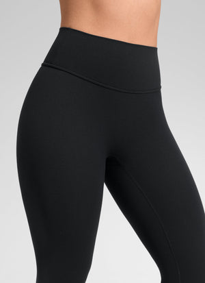 Leggings - No Front Seam, Tummy Control, High Waist Black - view 3