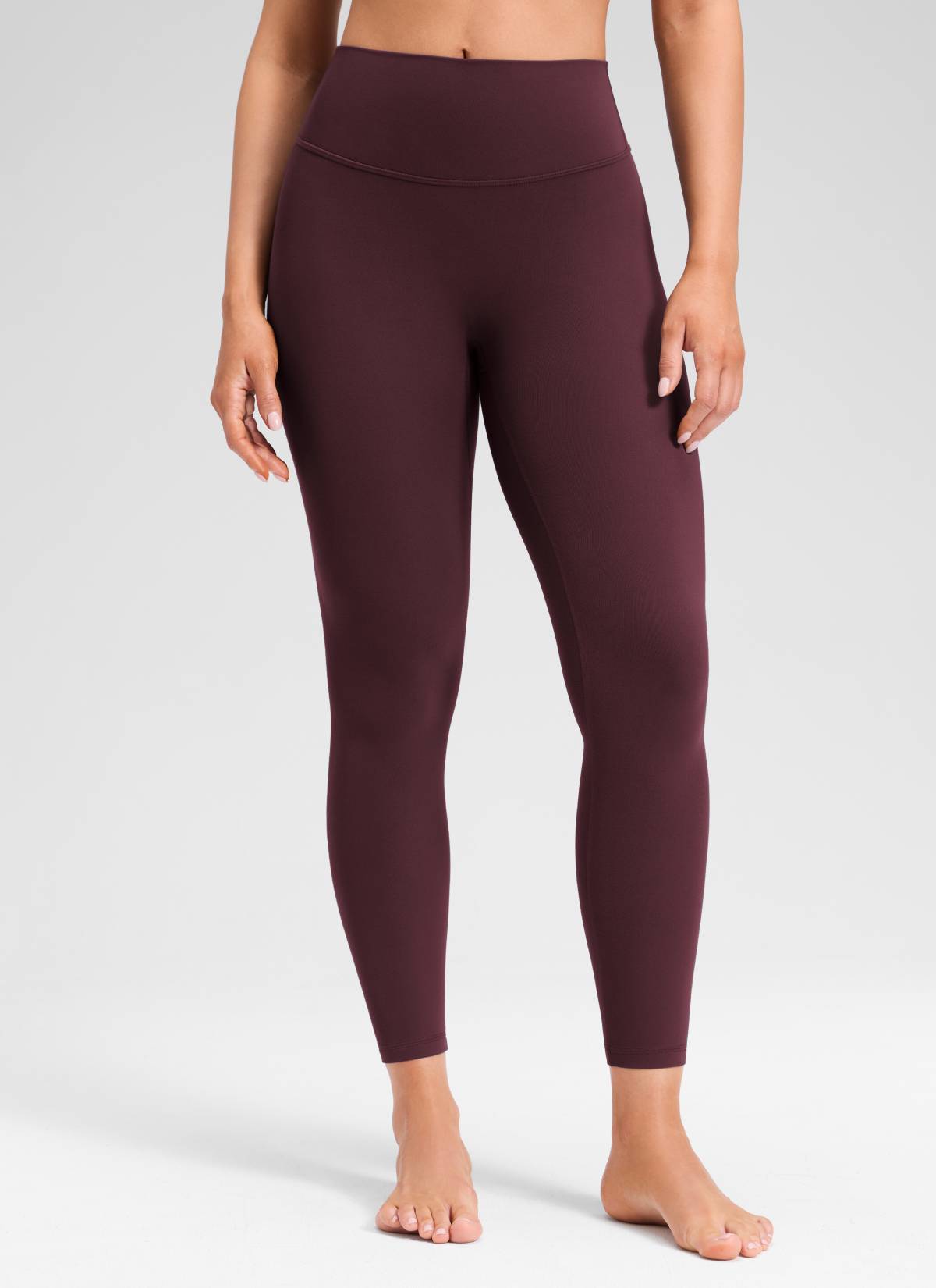 Leggings - No Front Seam, Tummy Control, High Waist Ripe Plum - view 1