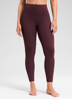Leggings - No Front Seam, Tummy Control, High Waist Ripe Plum - view 1