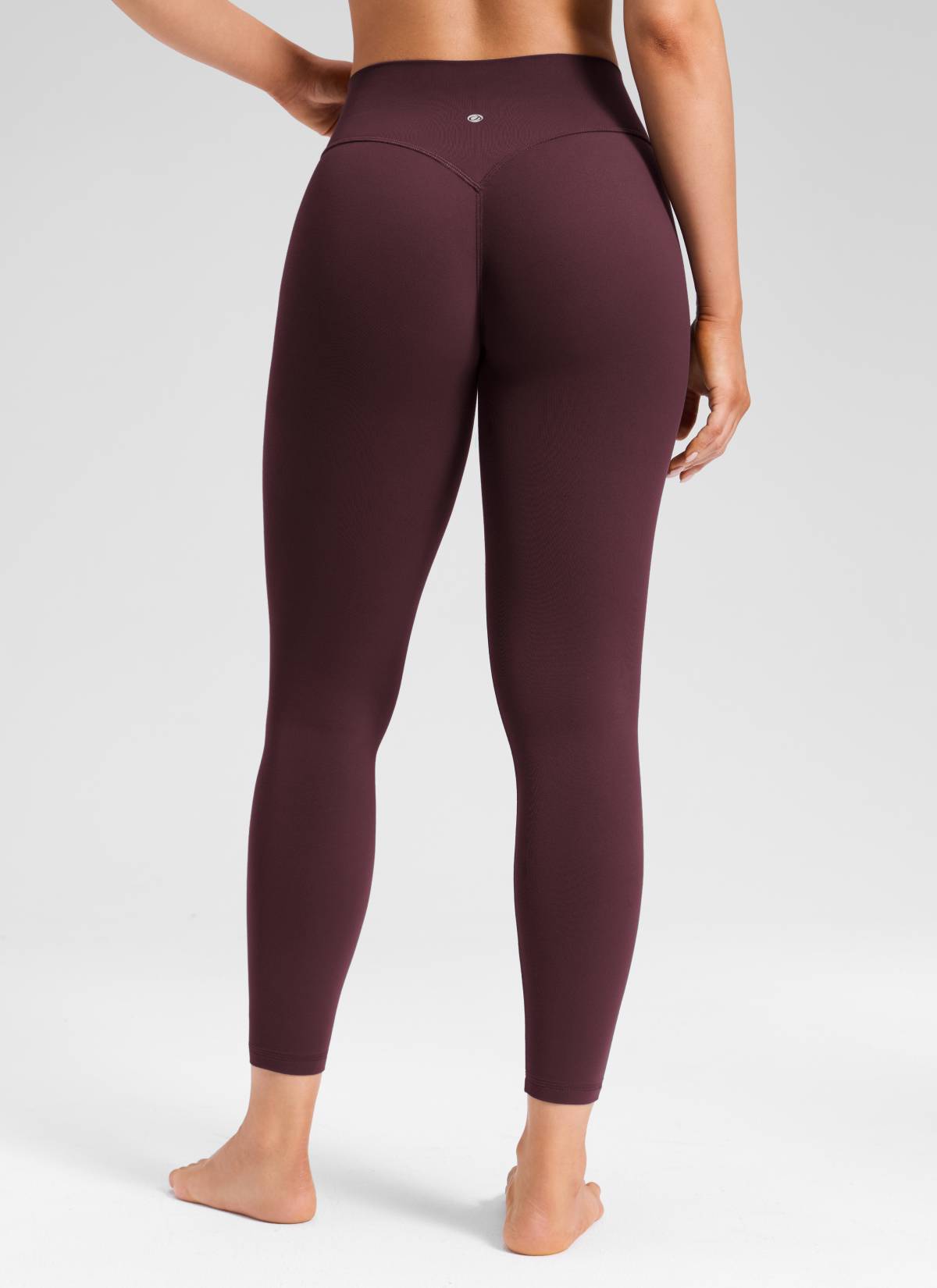Leggings - No Front Seam, Tummy Control, High Waist Ripe Plum - view 2