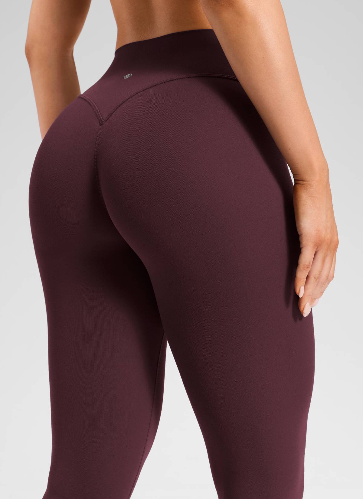 Leggings - No Front Seam, Tummy Control, High Waist Ripe Plum - view 4
