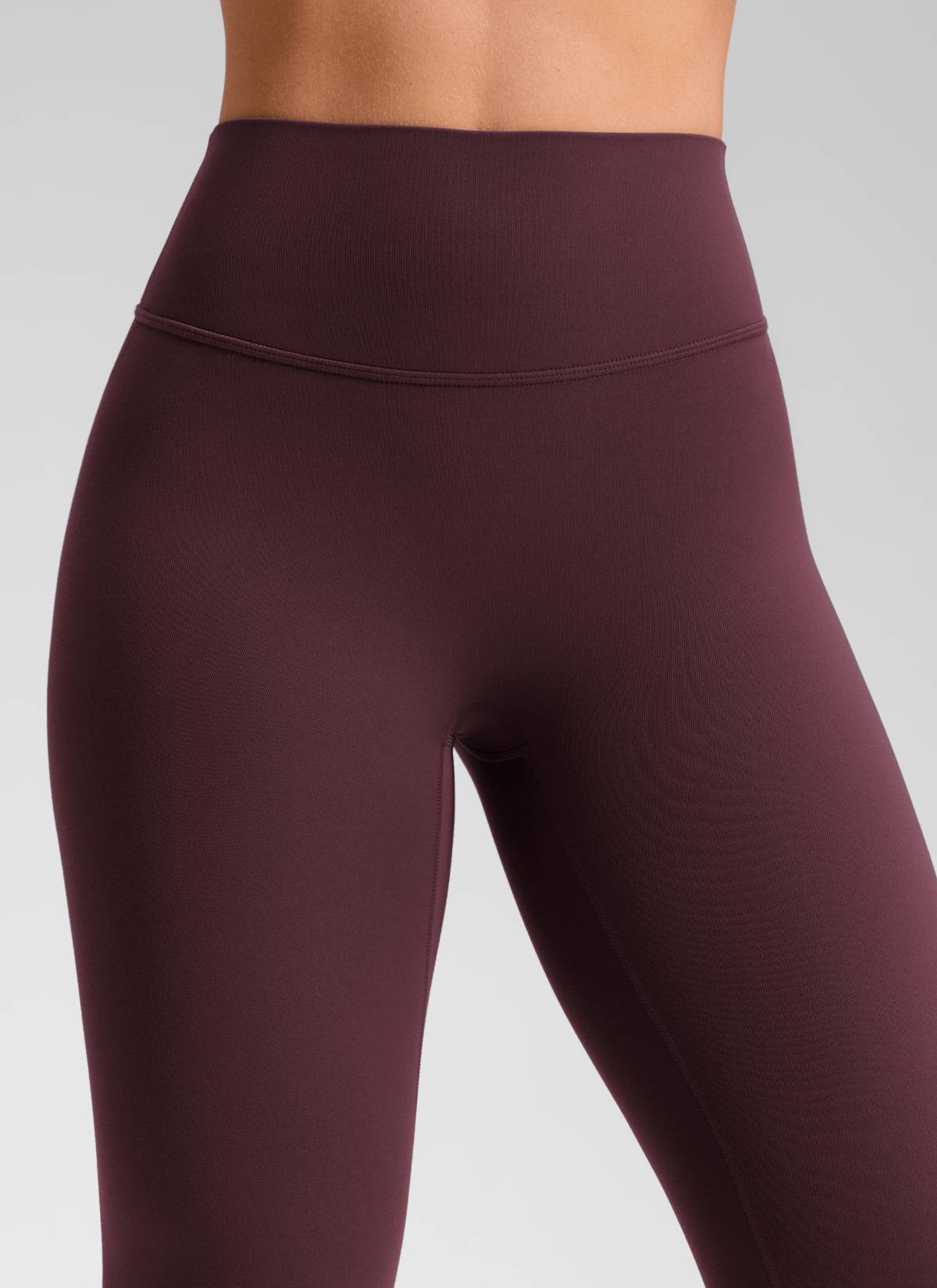 Leggings - No Front Seam, Tummy Control, High Waist Ripe Plum - view 5