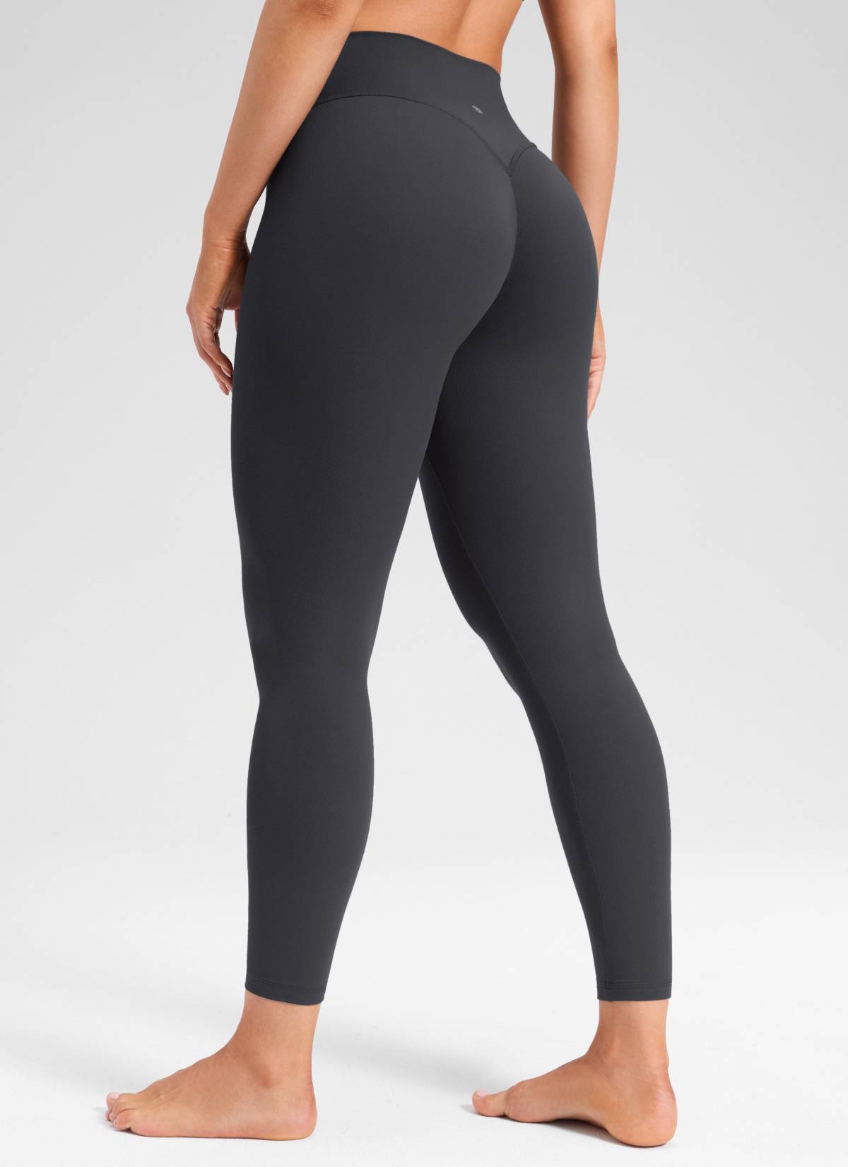 Leggings - No Front Seam, Tummy Control, High Waist Mysterious Grey - view 2