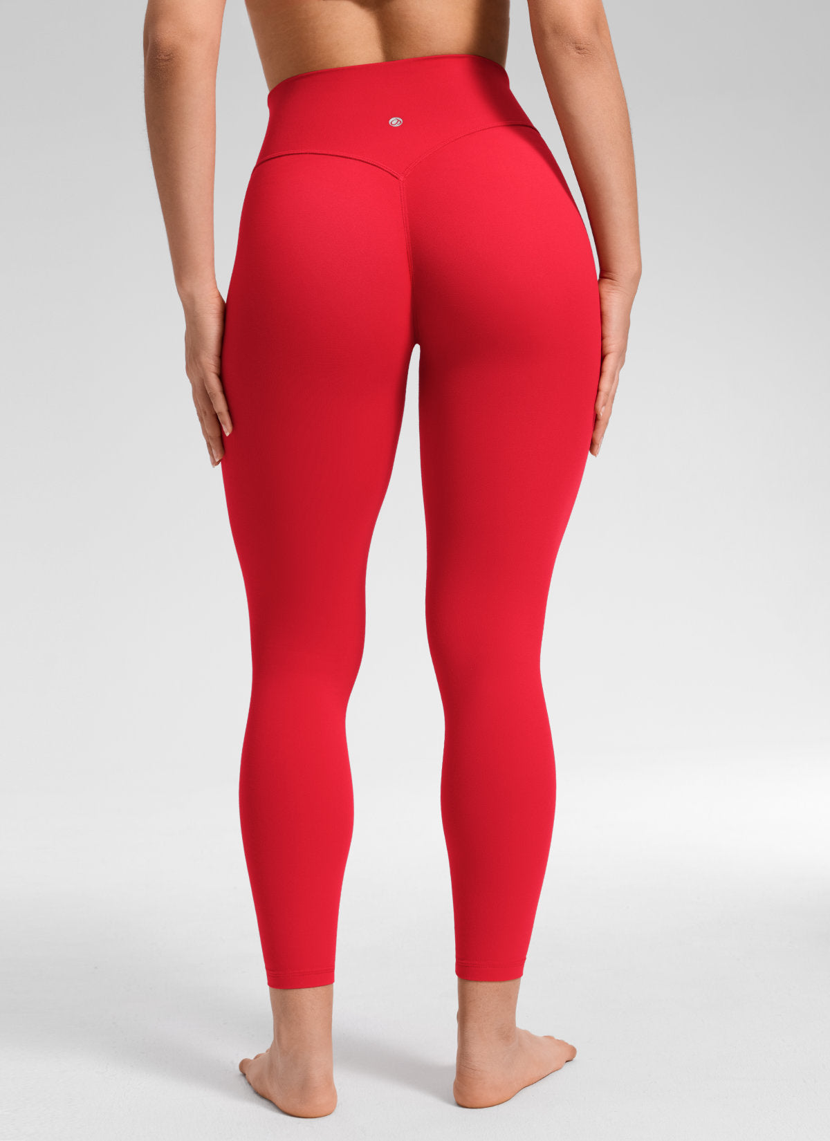Leggings - No Front Seam, Tummy Control, High Waist Aurora Red - view 2
