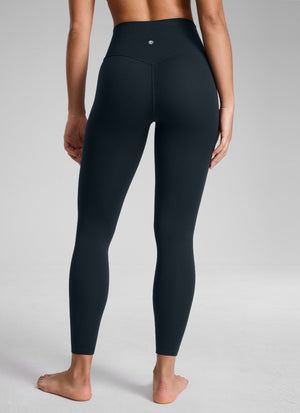 Squat Proof Leggings - No Front Seam, High Waist, 25 Inch True Navy - view 2