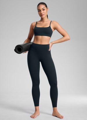Squat Proof Leggings - No Front Seam, High Waist, 25 Inch True Navy - view 4