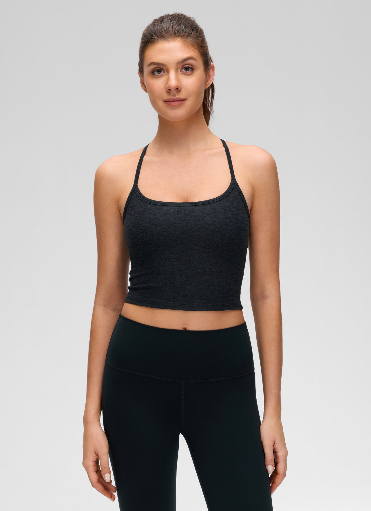 Low Cut Bra Tank Top - Low U Neck, Y Back