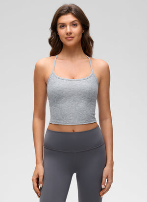 Low Cut Bra Tank Top - Low U Neck, Y Back