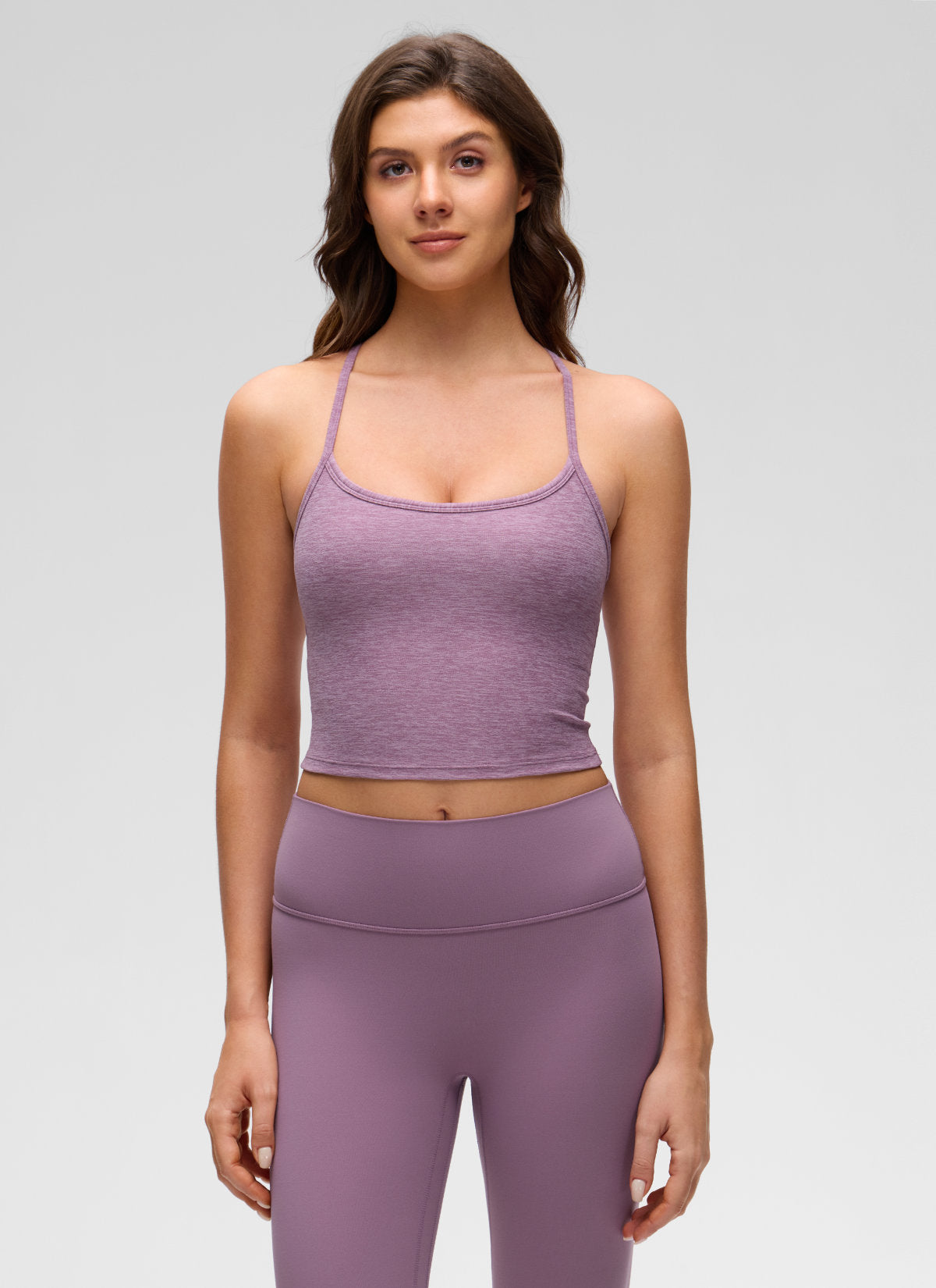 Low Cut Bra Tank Top - Low U Neck, Y Back