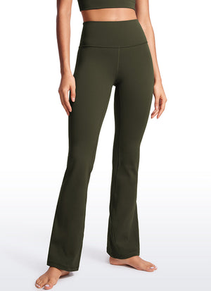 High Rise Pocketed Leggings - Butterluxe Fabric, 30.5 Inch Olive Green - view 1