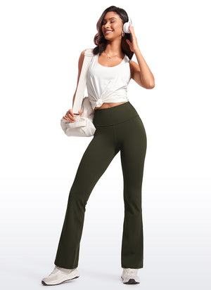 High Rise Pocketed Leggings - Butterluxe Fabric, 30.5 Inch Olive Green - view 3