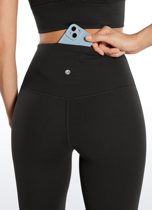High Rise Pocketed Leggings - Butterluxe Fabric, 33.5 Inch Black - view 4