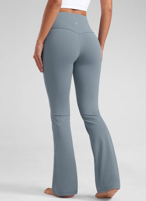 Flared Yoga Leggings with Pockets - Butterluxe, 29 Inch Belgian Blue - view 2