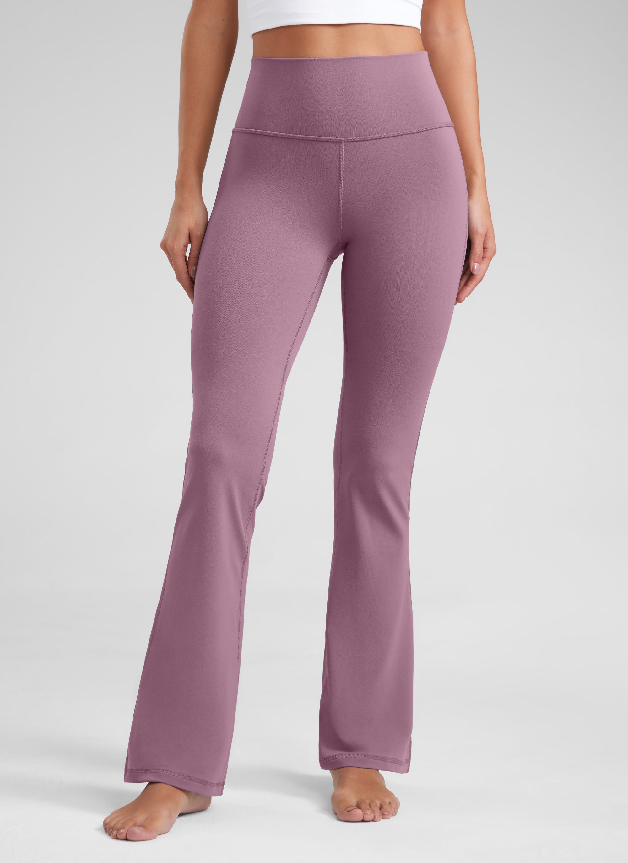 High Rise Pocketed Leggings - Butterluxe Fabric, 30.5 Inch Light Lavender - view 1