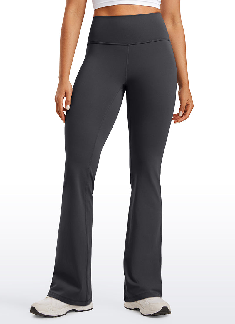 High Rise Pocketed Leggings - Butterluxe Fabric, 33.5 Inch Mysterious Grey - view 1