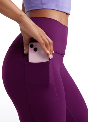 High Rise Pocketed Leggings - Butterluxe Fabric, 31.5 Inch Plum Magenta - view 4