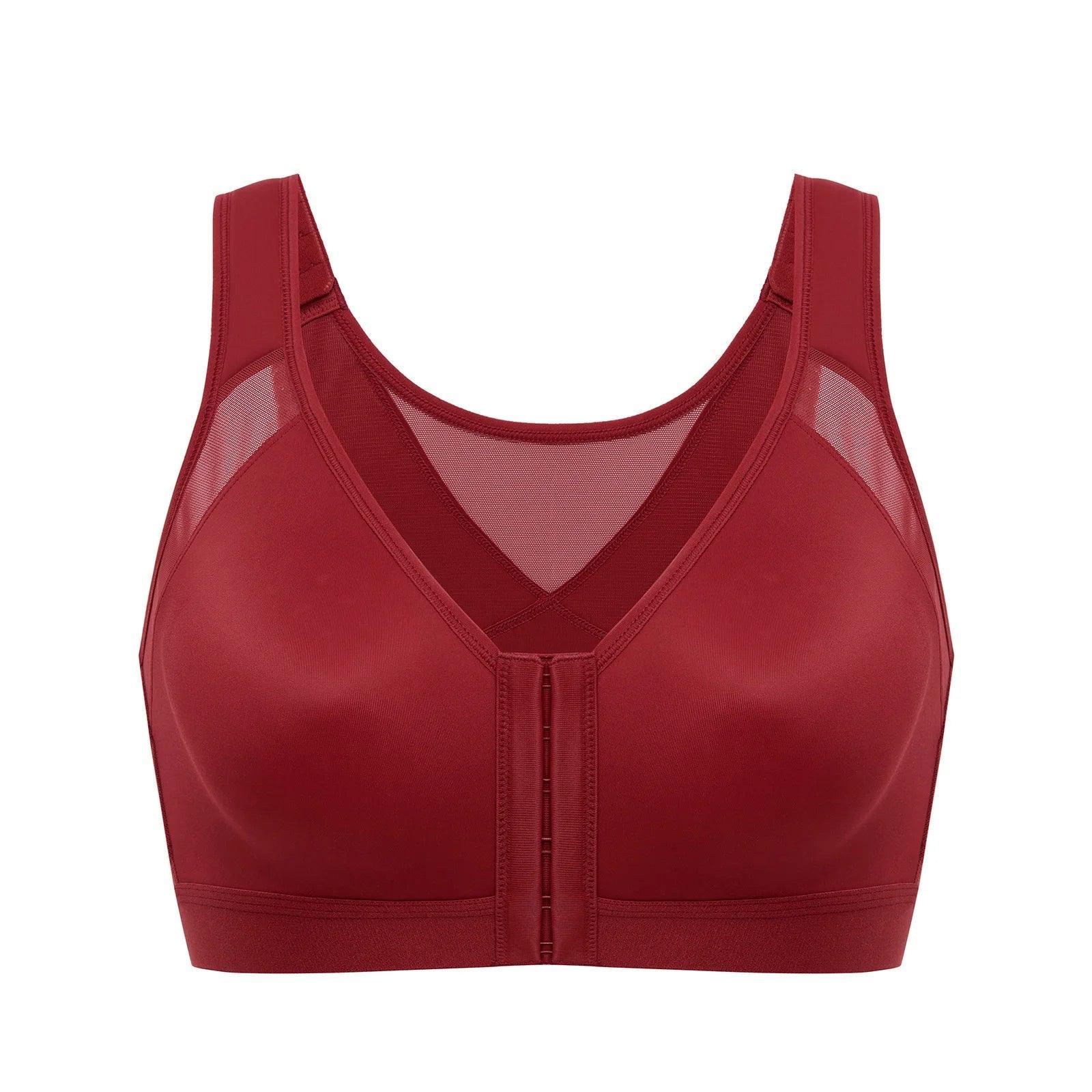 Side angle of wireless full cup bra showing smooth molded cup and V neckline - MissFine